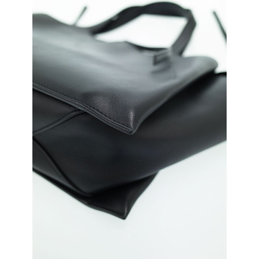 Celine Trifold Tote Grained Leather Shoulder Bag - Picture 8 of 9